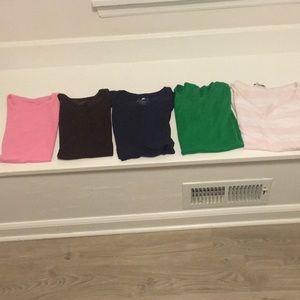 bundle of 5 banana republic tshirts